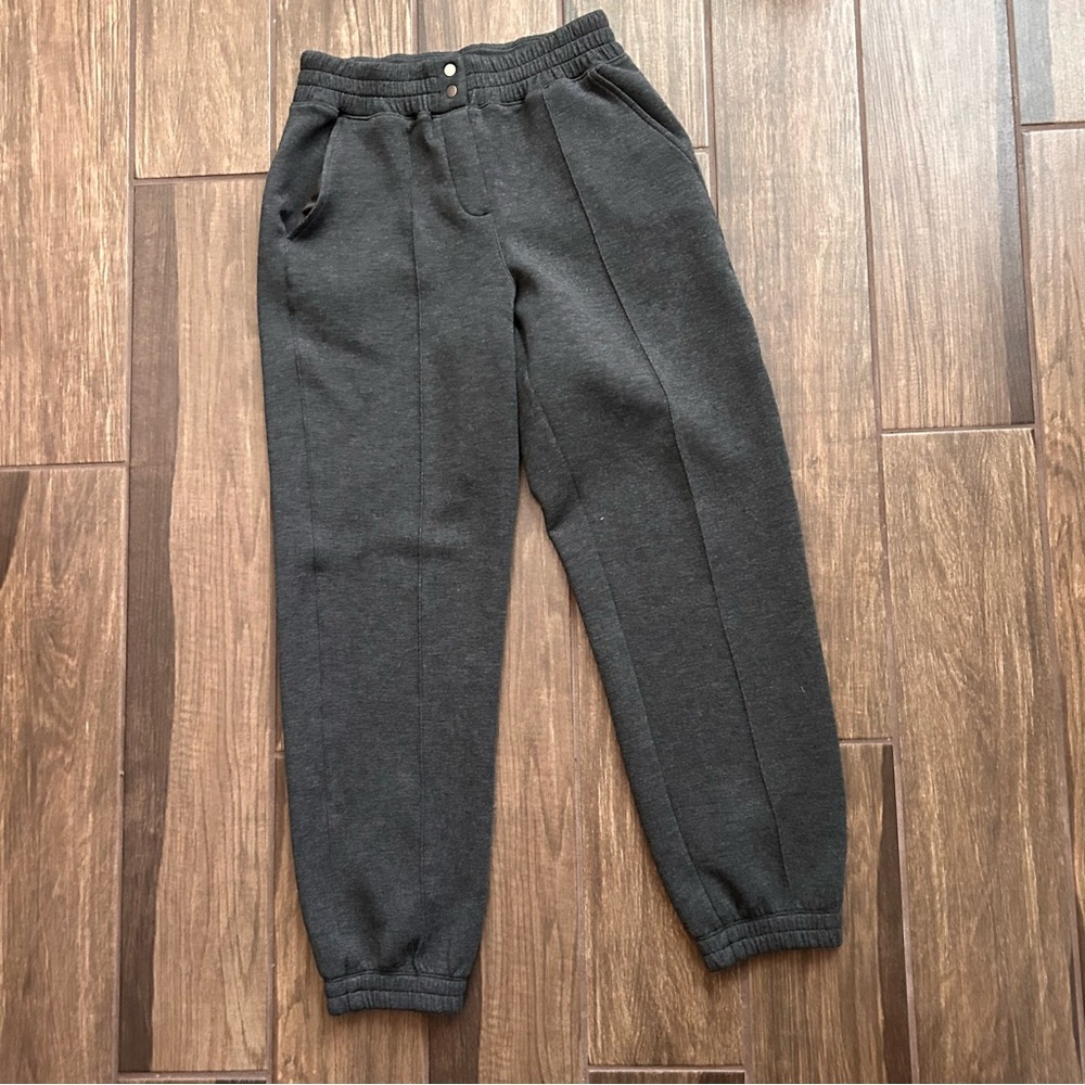 SPANX AirEssentials Brushed Jogger Pants in Heather Grey Sz S - Picture 2 of 7